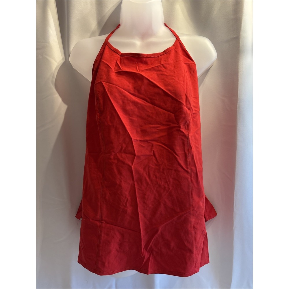 VTG To To Collections Red Tie Back‎ Tank Top Women's Y2K 3XL Made USA
